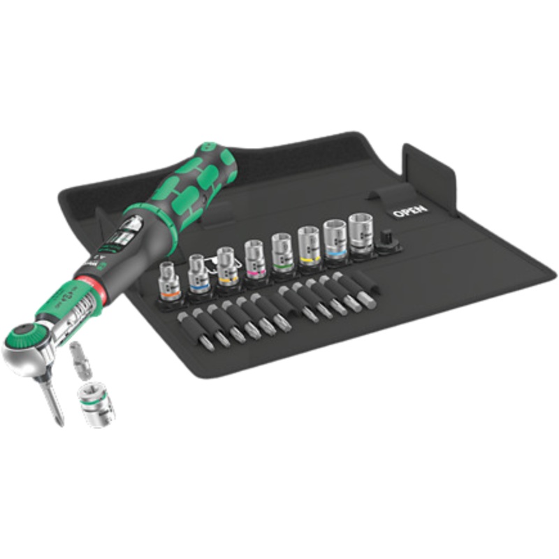 WERA Safe-Torque A 2 Set 1, 1/4 hexagonal, 2-12 Nm, 23 pieces 05075832001