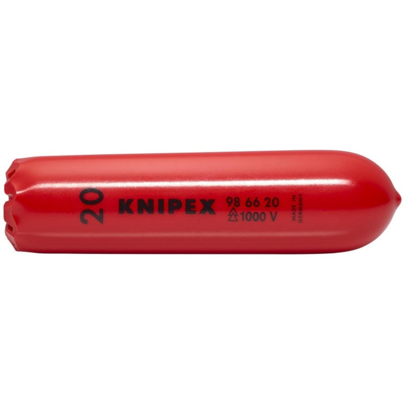 Knipex 1000V Insulated Self-Clamping Plastic Slip-On Caps, Height 1 in – KN 98 66 20