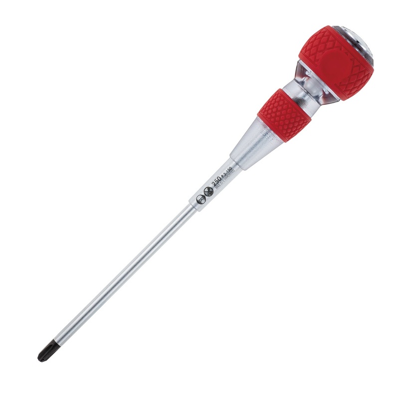 Vessel Tools Ball Grip Tang-Thru Screwdriver for Electric Works with Ceramic Ball, PH3 x 150mm – VL 250P3150