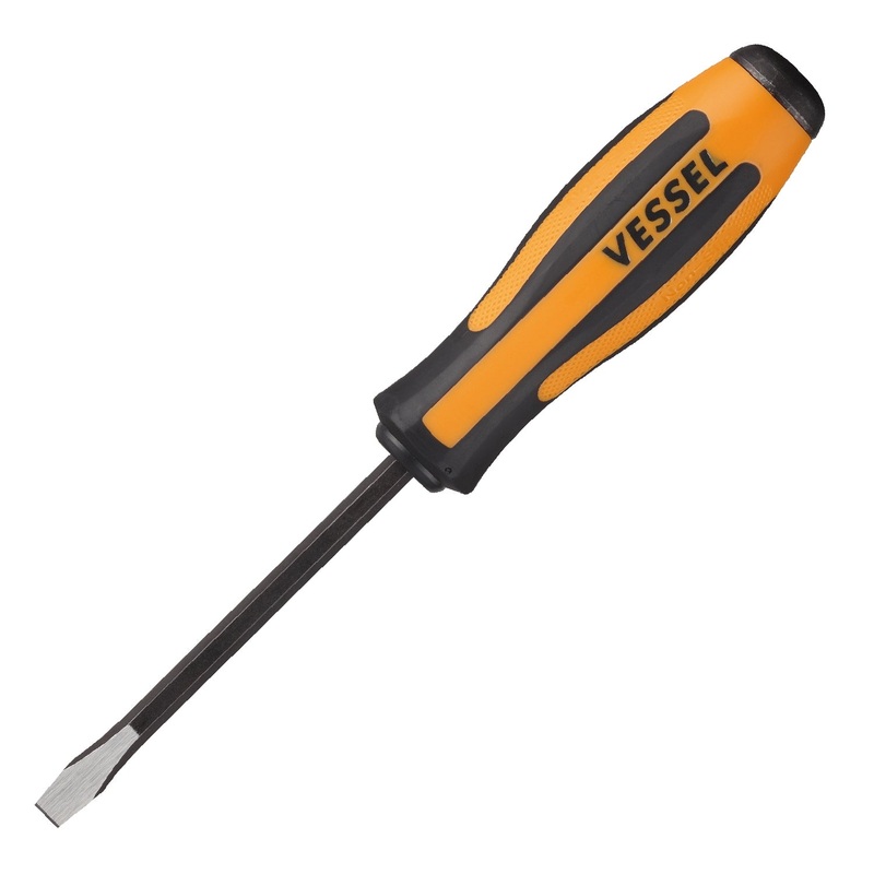 Vessel Tools Megadora Chisel-Type Screwdriver, 7 x 100mm – VL 970C7100