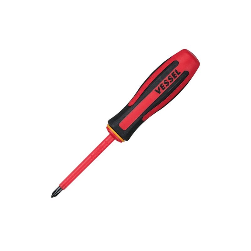 Vessel Tools Megadora Insulated Screwdriver, PH1 x 75mm – VL 960P175