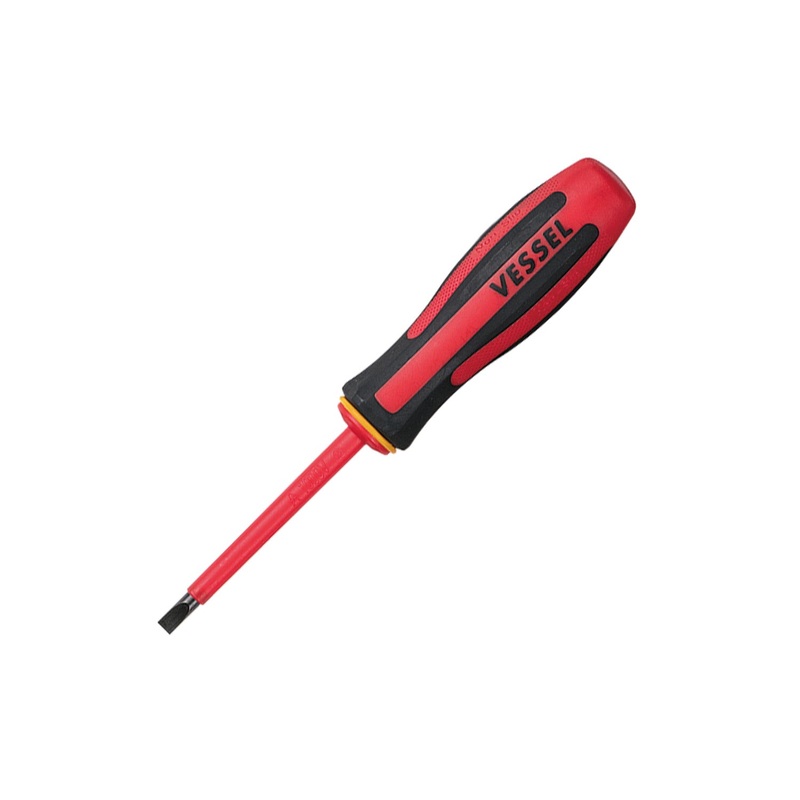 Vessel Tools Megadora Insulated Slotted Screwdriver, 0.8 x 5 x 75mm – VL 960S575