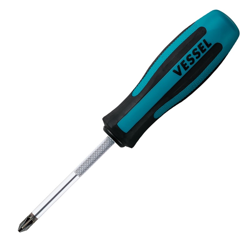 Vessel Tools Megadora Pozidriv Screwdriver, PZ1 x 75mm – VL 903PZ175