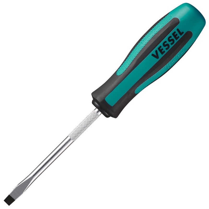 Vessel Tools Megadora Standard Slotted Screwdriver, 6 x 100mm – VL 900S6100