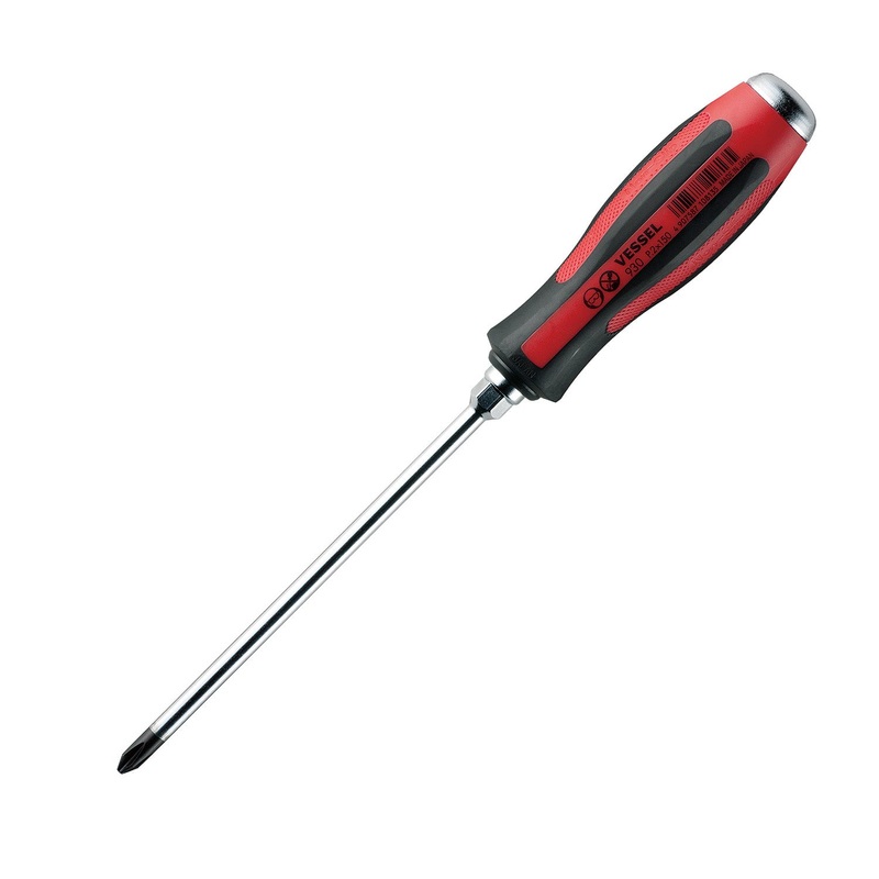 Vessel Tools Megadora Tang-Thru Screwdriver, PH2 x 150mm – VL 930P2150