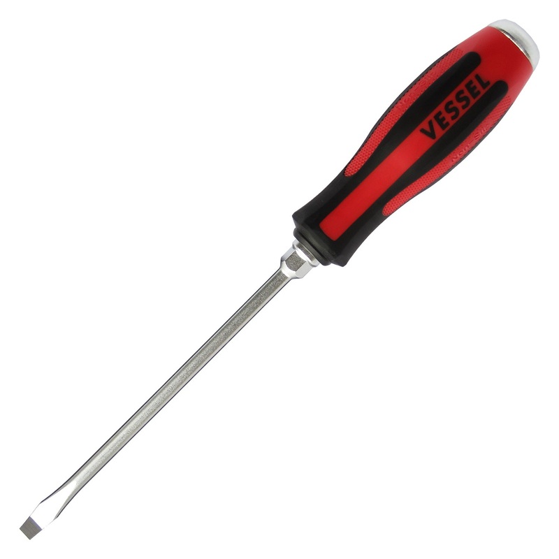 Vessel Tools Megadora Tang-Thru Slotted Screwdriver, 6 x 150mm – VL 930S6150