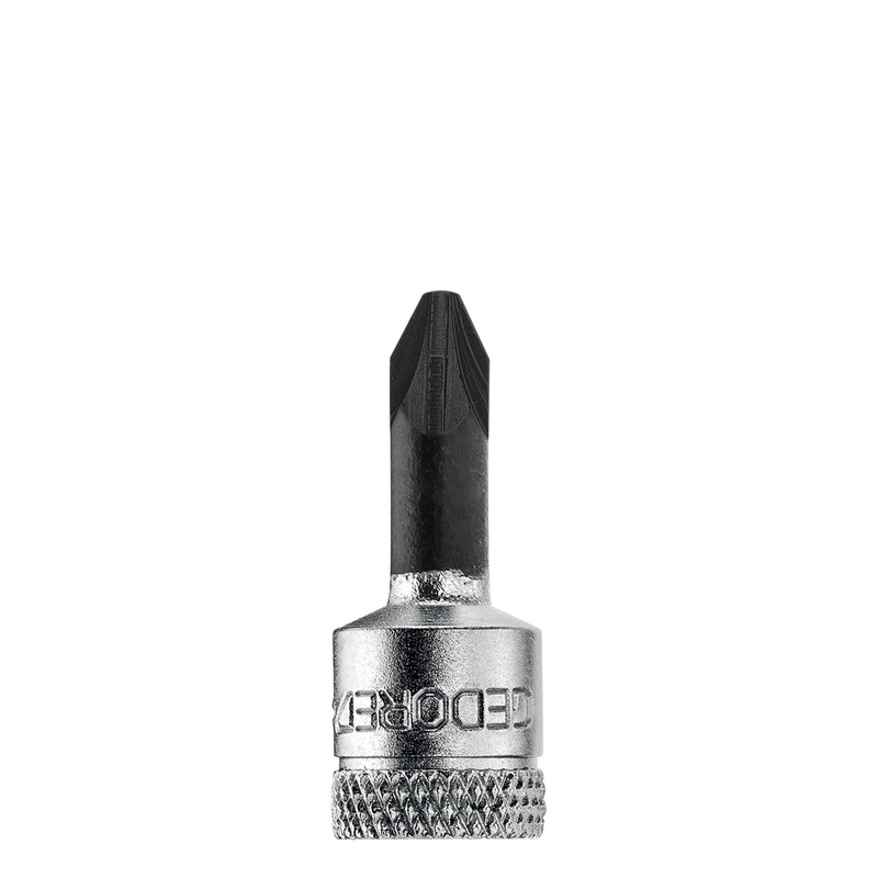 Gedore 1/4 in POZI Screwdriver Bit Socket, PZ3 – GD 6187480