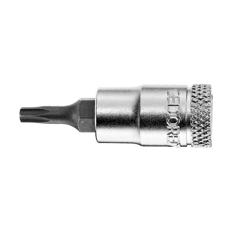 Gedore 1/4 in Torx Chromed Screwdriver Bit Socket, T30 – GD 6191240