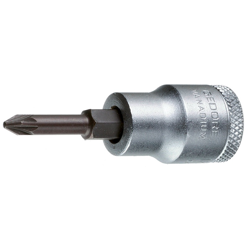 Gedore 3/8 in POZI Screwdriver Bit Socket, PZ1 – GD 1640968