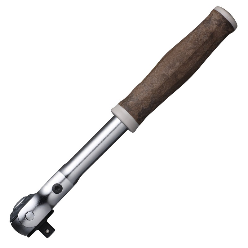 Vessel Tools 1/4 in Square Drive Wood-Compo Swivel Ratchet Handle – VL HRH2SW