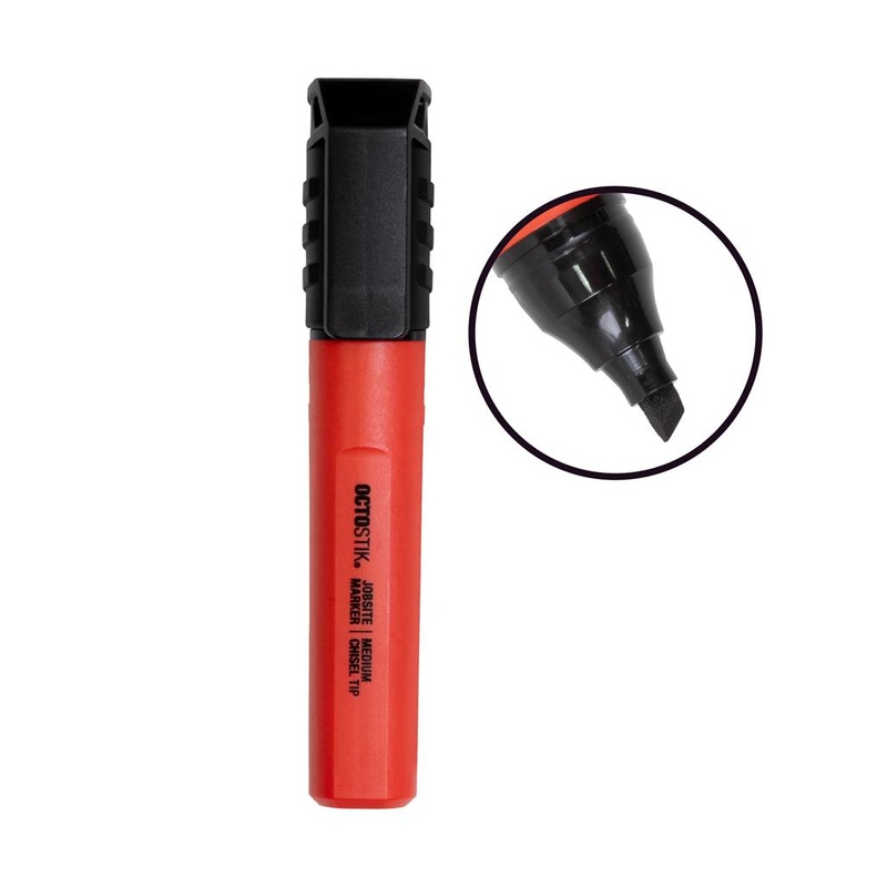 Octostik Medium Chisel Point Jobsite Marker (2-Pack)
