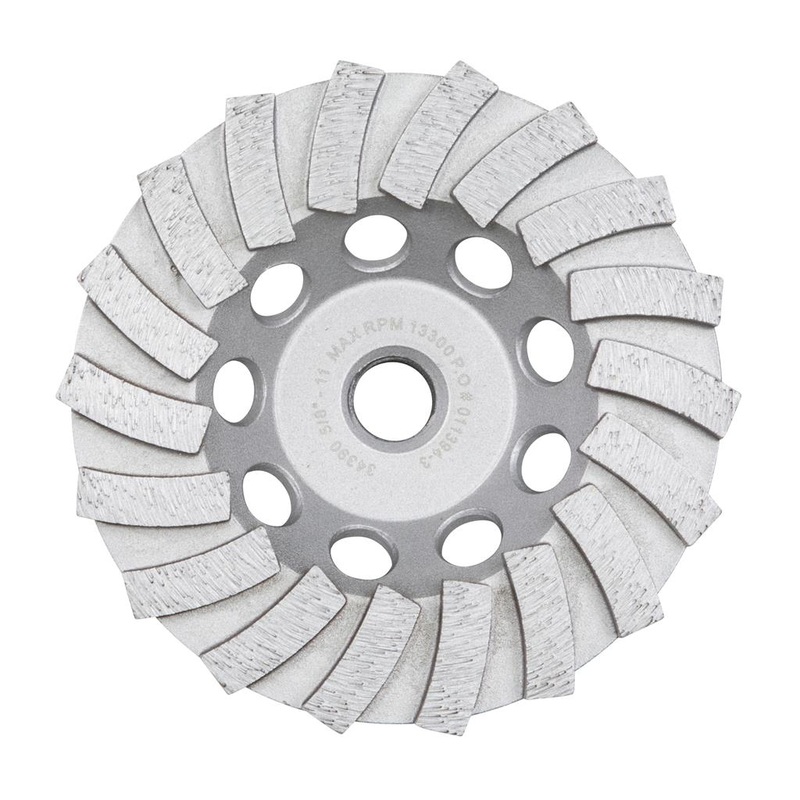 Sabercut 4-1/2 in. Turbo Diamond Cup Wheel with Spacer Nut