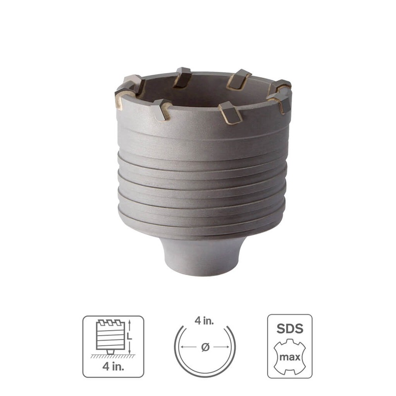 Sabercut 4 in. SDS MAX Masonry Core Bit