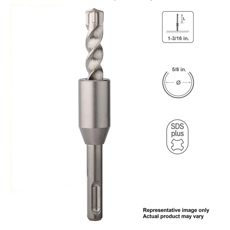 SaberCut 5/8 in 1-3/16 in Carbide Tipped Steel 3-Cutter Stop Bit