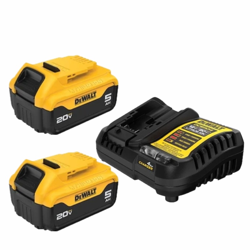 DeWalt DCB205-2C 20V MAX* Lithium-Ion 5 Ah 20 V Battery and Charger Kit
