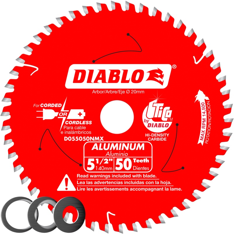 Diablo Tools D055050NMX 5-1/2 in 20 mm 14500 rpm Saw Blade