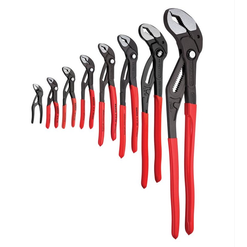 Knipex Cobra Water Pump Pliers 8-PC Set