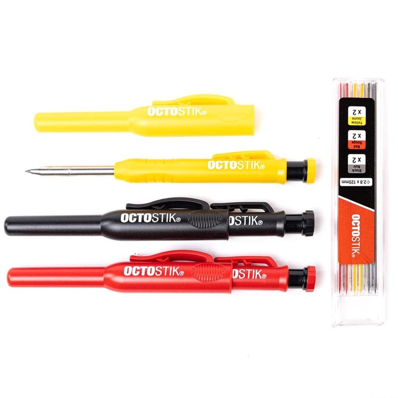 Octostik Dry Automatic Pencil And Refill Bundle (3-Pack)