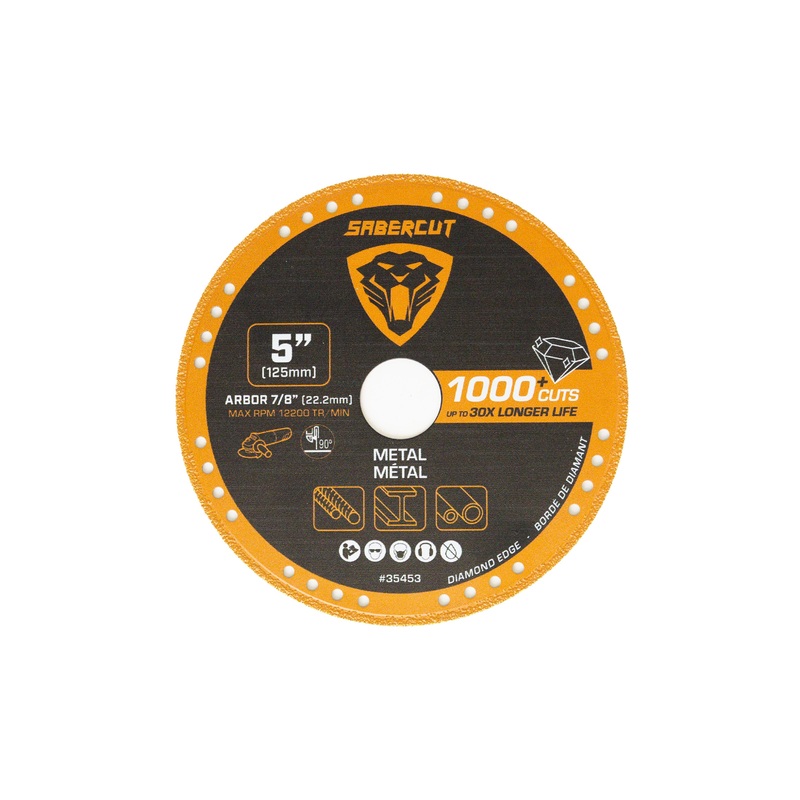 Sabercut 5 in. Multi-Material Diamond Grit Cutting Blade