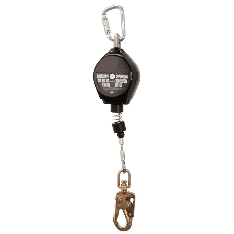 SureWerx Peakworks SRL-73302-20LE 310 lb 1 Leg Carabiner Leading Edge Self-Retracting Lifeline with Snap Hook