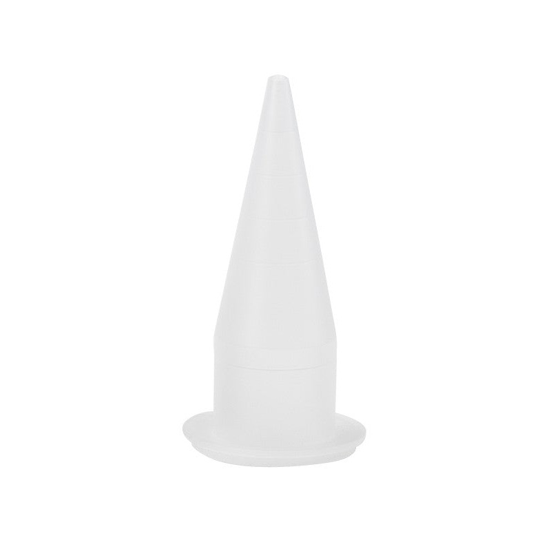 Vont Large Clear Sausage Gun Nozzles (10-Pack)