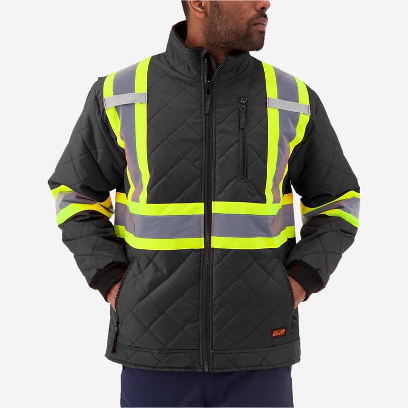 DURADRIVE 31032 HI-VIS LINED FREEZER JACKET – BLACK