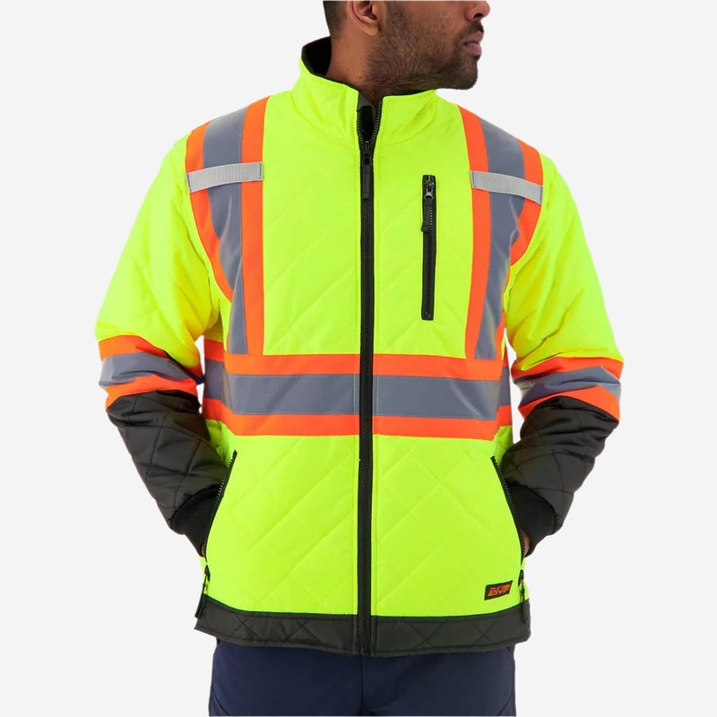 DURADRIVE 31033 HI-VIS LINED FREEZER JACKET – YELLOW