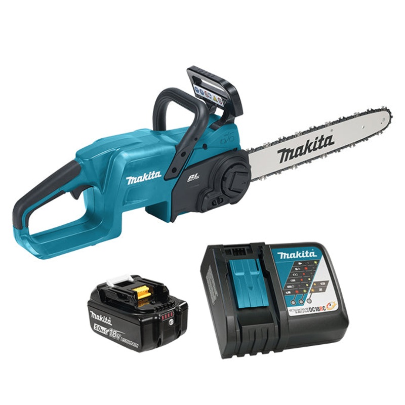 MAKITA DUC407RTX2 18V LXT Brushless 16 in. Rear Handle Chainsaw Kit (5.0Ah x1)