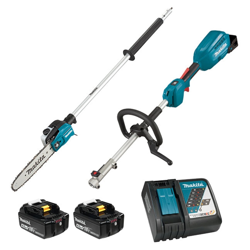 MAKITA DUX18RMX12 18V LXT Brushless Split Shaft Power Unit w/EY402MP Pole Chainsaw Kit