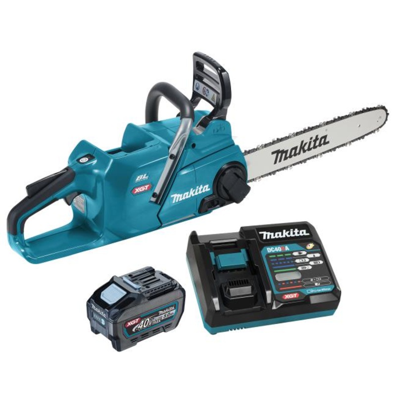 MAKITA UC016GT101 40Vmax XGT Brushless 16 in. Rear Handle Chainsaw Kit (5.0Ah x1)