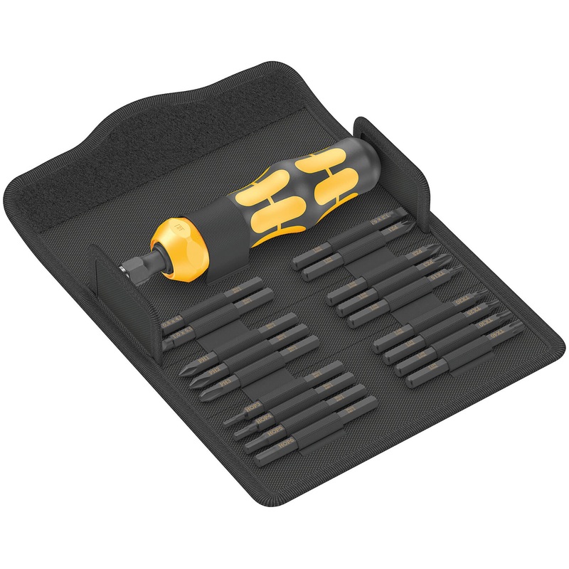 WERA 0501811001 Kraftform Kompakt 900 Set 1 Imperial 19-Pieces