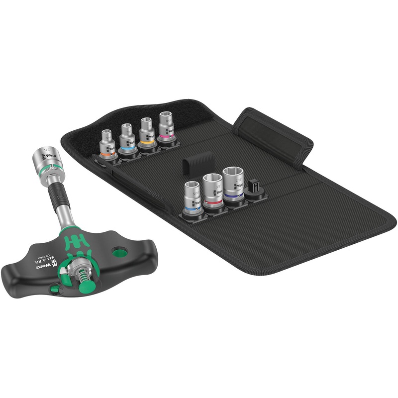 WERA 05057474001 Kraftform Kompakt 400 RA Imperial Set 2 9-Pieces