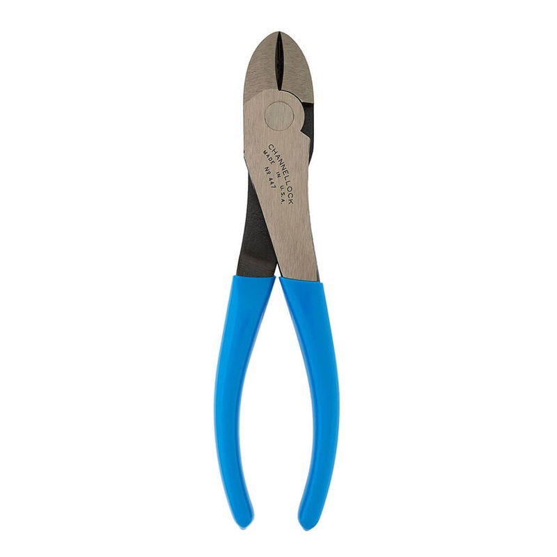 Channellock 447 8 in. HighLeverage Curved Diagonal Cutting Pliers