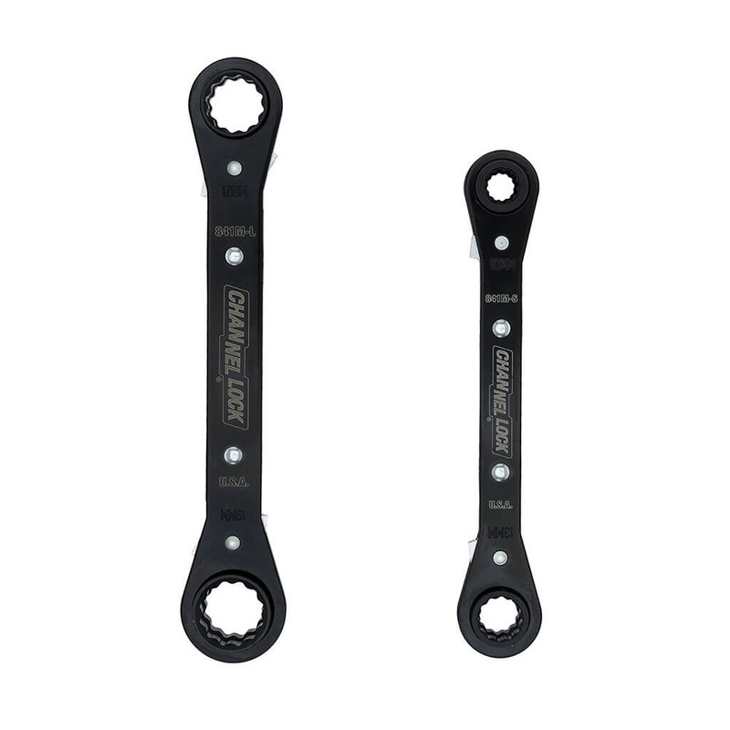 Channellock 841M Metric Ratcheting Combination Wrench Set (2-Pieces)