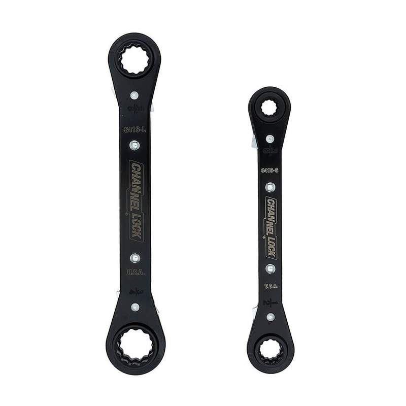 Channellock 841S Imperial Ratcheting Combination Wrench Set (2-Pieces)