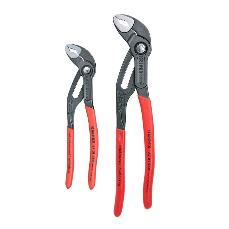 Knipex 00 31 20 V01 2-Piece Cobra Water Pump Pliers Set (7 1/4 in., 10 in.)