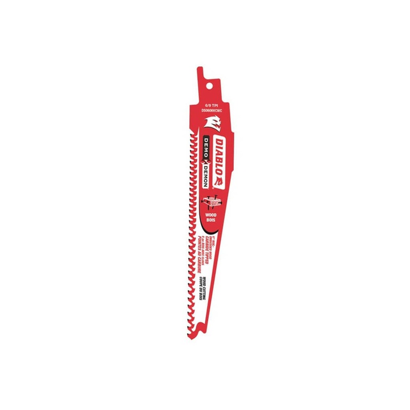 Freud Diablo DS0606VCW3 Demo Demon 6 in. 5/7-TPI Carbide-Tipped Nail-Embedded Wood Cutting Reciproca