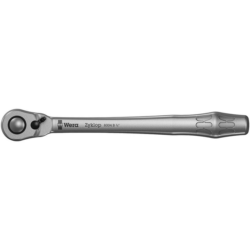 Wera 05004034001 8004 B Zyklop 3/8 in. Drive Switch Lever Metal Ratchet