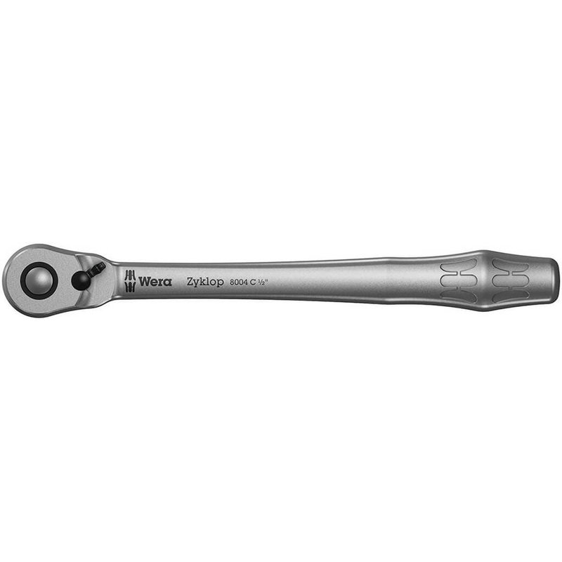 Wera 05004064001 8004 C Zyklop 1/2 in. Drive Switch Lever Metal Ratchet