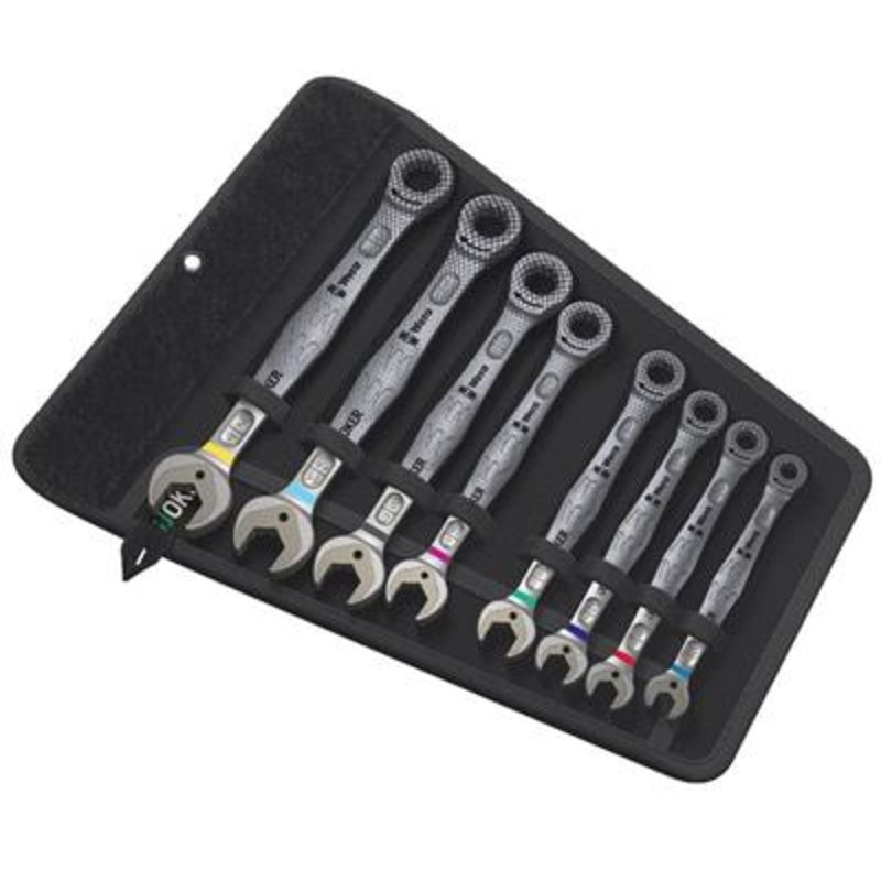 Wera 05020012001 8-Piece Joker Imperial Ratcheting Combination Wrench Set