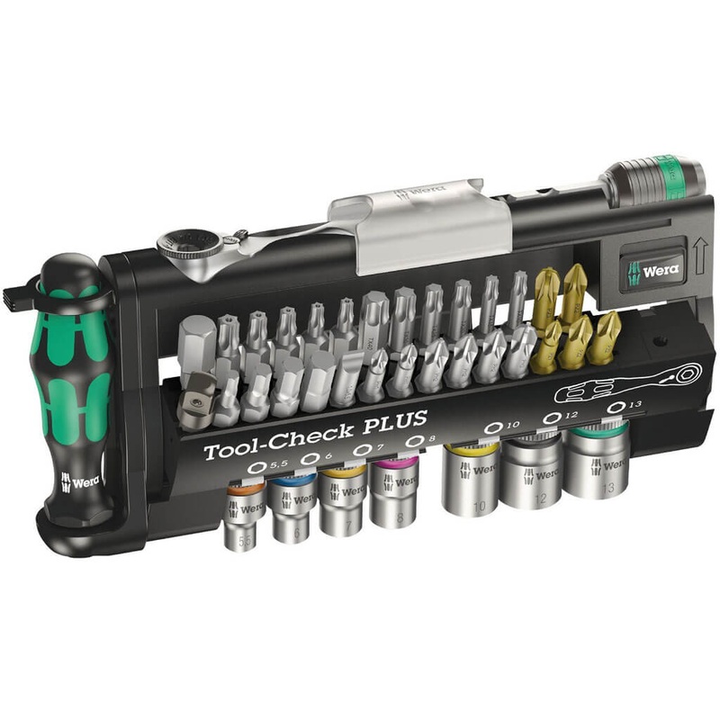 Wera 05056491001 39-Piece Tool-Check Plus Ratchet Set With Metric Socket