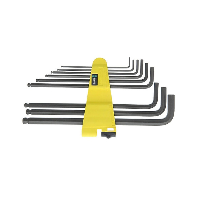 Wera 05133180001 9-Piece Blacklaser Hex-Plus L-Key Set Imperial