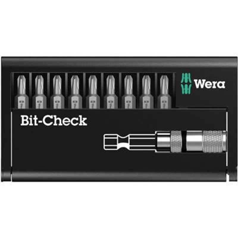 Wera 05136011001 Bit-Check Drywall Construction Bit Set (10-Piece)