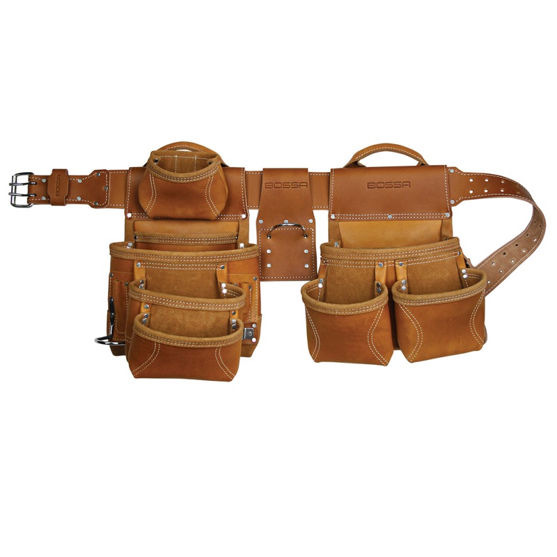 Bossa 17-Pocket Full Grain Leather Premium Combo Tool Belt