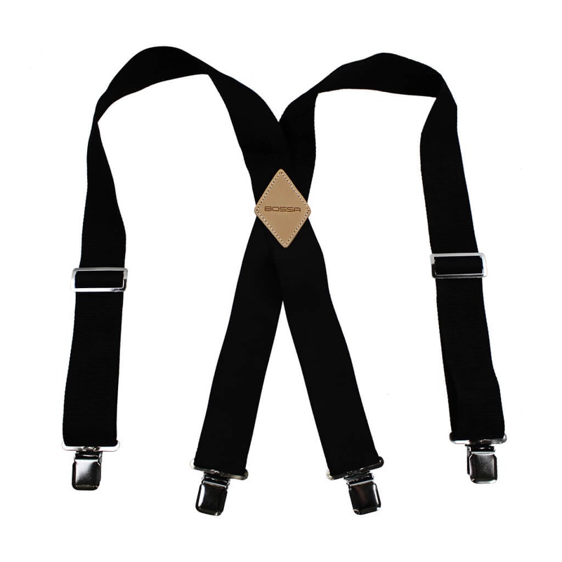 Bossa 2 in. Heavy Duty Elastic Work Suspenders