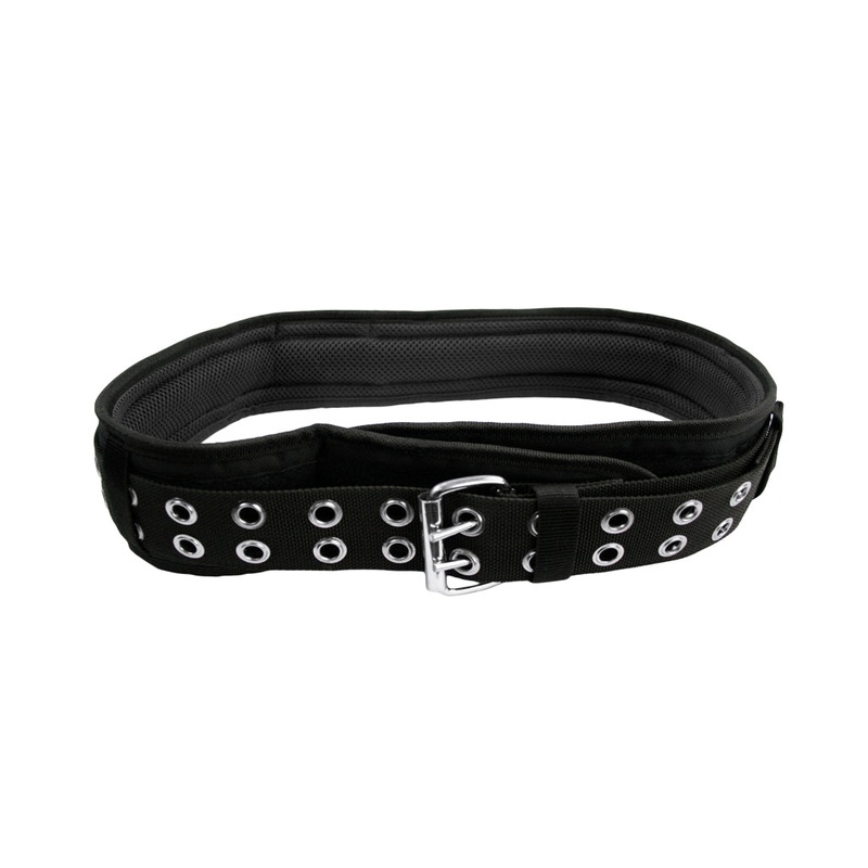 Bossa 3-in. Black 2-Prong Padded Work Belt