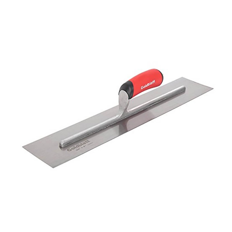 Goldblatt 18 in. x 4 in. Soft Grip Finishing Trowel