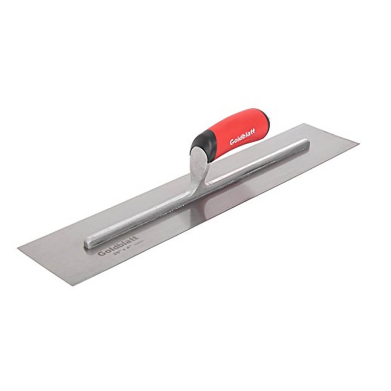 Goldblatt 20 in. x 4 in. Soft Grip Finishing Trowel