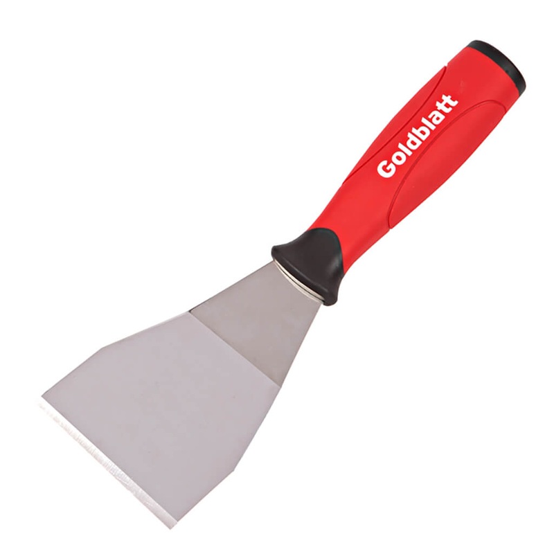 Goldblatt 3 in. Extra-Large Stainless Steel Angled Bent Scraper