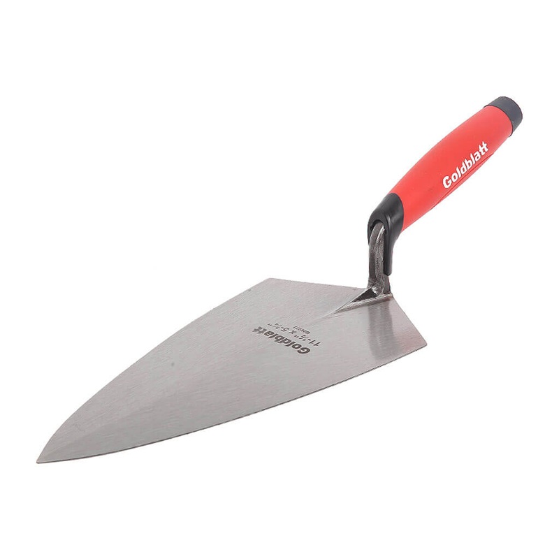 Goldblatt G06973 11.5 in. x 5-3/4 in. Philadelphia-Style Bricklaying Trowel